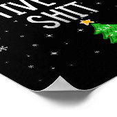 Poster Funny Festive Christmas Shirt Holiday Humor For Me (Coin)