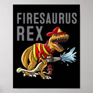 Poster Funny Firefighter Art Pour Enfants Enfants Enfants