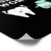 Poster Funny Flossing Don't Make Me Use The F Word Dental (Coin)