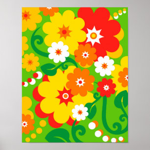 Poster Funny Flower Power Wallpaper