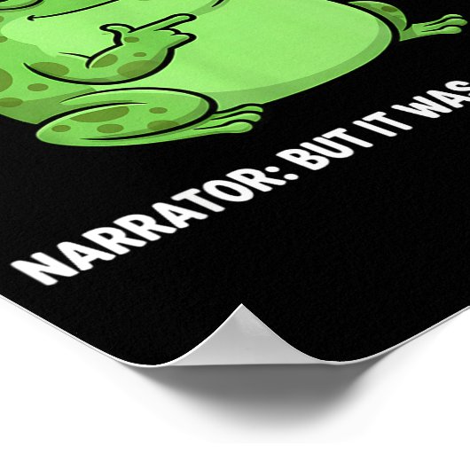 Poster Funny Frog Me No Problemo Narrator But It Was All (Coin)