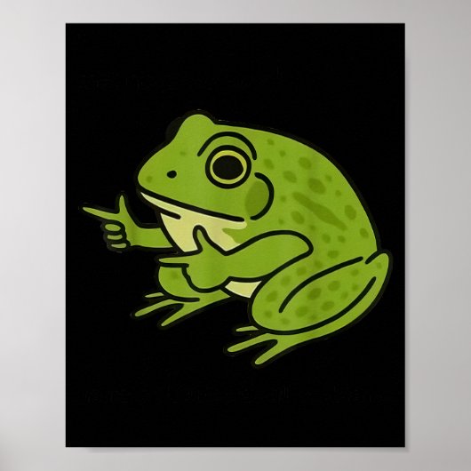 Poster Funny Frog Me No Problemo Narrator But It Was All (Devant)