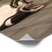 Poster Funny Frog Toilet Print, Newspaper Reading Animal (Coin)