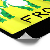 Poster Funny Frog We Are All Frog (Coin)