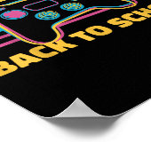 Poster Funny Game Over Back To School For Teacher Student (Coin)