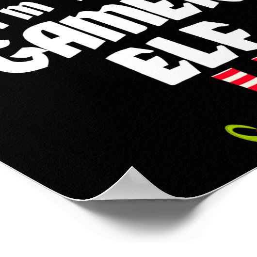 Poster Funny Gamer Elf Matching Family Group Pj Christmas (Coin)