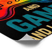 Poster Funny Gamer Graphic Tee For Boys Teens Kids Video  (Coin)