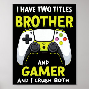 Poster Funny Gaming Boys Girls Men Gamer Video Game 2
