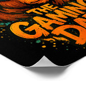 Poster Funny Gaming Dad Christmas Outfit Gamer Gift  (Coin)