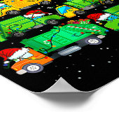 Poster Funny Garbage Truck Christmas Tree Ornament Decor (Coin)