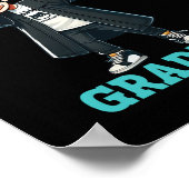 Poster Funny Garçons de 5e année Graduation Grad Dabbing  (Coin)