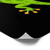 Poster Funny Gecko Lizard Amoureux des animaux Garçons Fi (Coin)