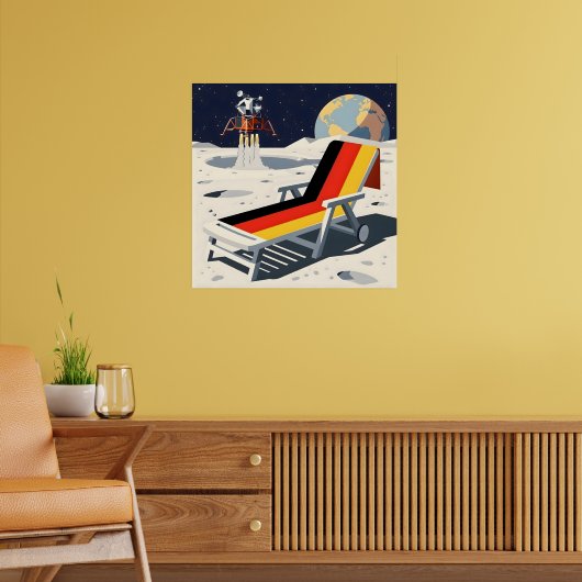 Poster Funny German flag (Salon 2)