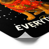 Poster Funny German Shepherd Decorate Christmas Shirts I' (Coin)