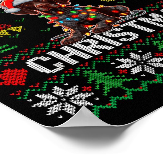 Poster Funny German Shorthaired Inter Dog Ugly Xmas Sweat (Coin)