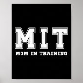 Poster Funny Gift For New Mom In Training Expecting Pregn (Devant)