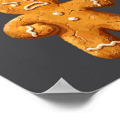 Poster Funny Gingerbread Pun Cookies Who Stole My Leg Coo (Coin)