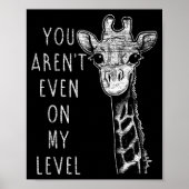 Poster Funny Giraffe (Devant)