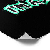 Poster Funny Giraffe Moo Dans le zoo de Goat (Coin)