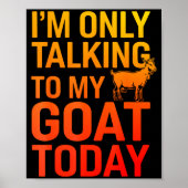 Poster Funny Goat Design For Men Women Kids Boer Pygmy Go (Devant)
