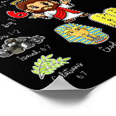 Poster Funny God Did It First 67 Meme Jesus Christian Bib (Coin)