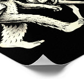 Poster Funny Golf Bigfoot Sasquatch Alien Ufo Golfer (Coin)