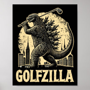 Poster Funny Golf Nouveauté Hommes Femmes Enfants Funny G