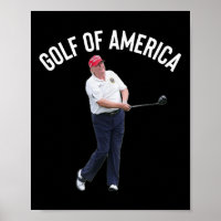 Funny Golf Of America Donald Trump Pun