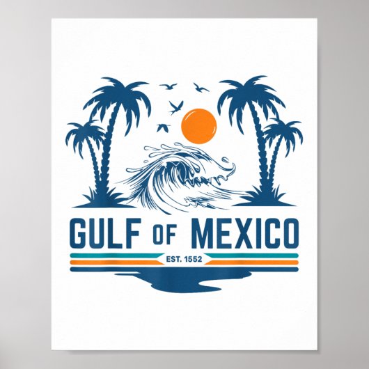 Poster Funny Golfe Du Mexique Golfe Des Etats-Unis 2025 (Devant)