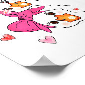 Poster Funny Goose Happy Valentine Goose Cute Heart Lover (Coin)