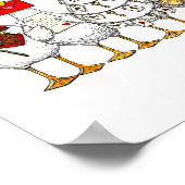 Poster Funny Goose Happy Valentine Goose Cute Heart Lover (Coin)