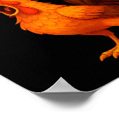 Poster Funny Graphic Tee Chicken Humor Quote Rooster Meme (Coin)