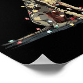 Poster Funny Great Dane Christmas Graphics Dog Lights Lov (Coin)