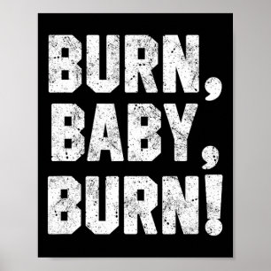 Poster Funny Grill Shirt Burn