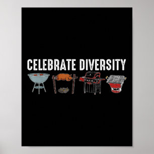 Poster Funny Grilling Bbq Fumeur Cadeau Hommes Femmes Cél