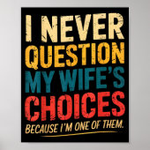 Poster Funny Groovy Dad Joke Quote For Husband Fathers Da (Devant)