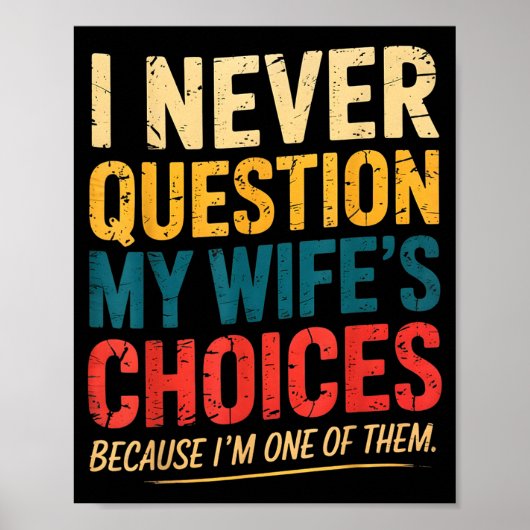 Poster Funny Groovy Dad Joke Quote For Husband Fathers Da (Devant)