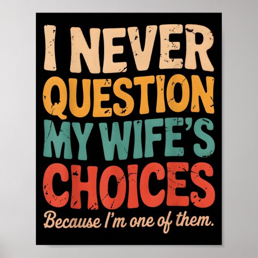 Poster Funny Groovy Dad Joke Quote For Husband Fathers Da (Devant)