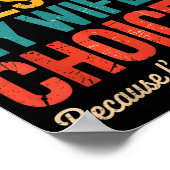 Poster Funny Groovy Dad Joke Quote For Husband Fathers Da (Coin)