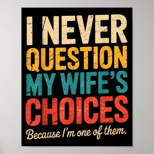 Poster Funny Groovy Dad Joke Quote For Husband Fathers Da (Devant)