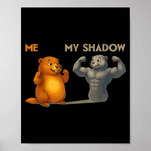 Poster Funny Groundhog Day  (Devant)