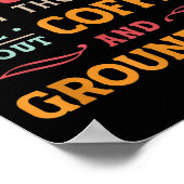 Poster Funny Groundhog Day Quote - Retro Coffee Ground Ho (Coin)