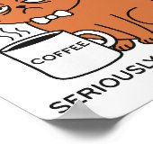 Poster Funny Grumpy Cat Framed Art Print (Coin)