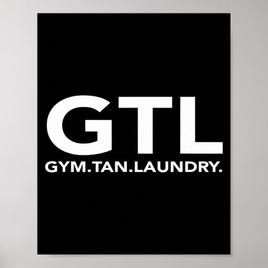 Poster Funny Gtl Gift - Funny Gym Tan Laundry New Jersey  (Devant)