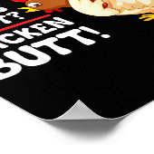 Poster Funny Guess What_ Chicken Butt! Graphic Design (Coin)