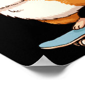 Poster Funny Guinea G Skater Skateboard Ballerina Zoo Boy (Coin)