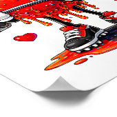 Poster Funny Gym Heart Weightlifting Fitness Workout Drip (Coin)