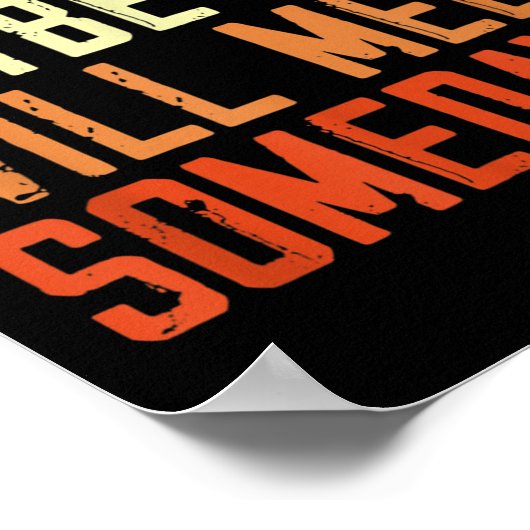 Poster Funny Gym Quote Dear Abs, Maybe One Day We Will Me (Coin)