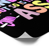 Poster Funny Gym Quote I Might Be A Handful Workout  (Coin)