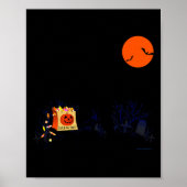 Poster Funny Halloween Bigfoot Trick Or Treating - Bigfoo (Devant)